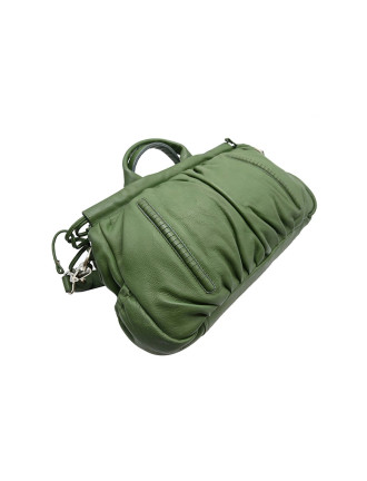 Green Satchel Bag